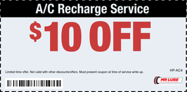 $10 OFF A/C Recharge Service