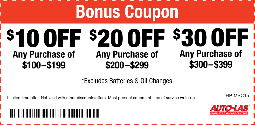 $10/$20/$30 OFF Any Purchase