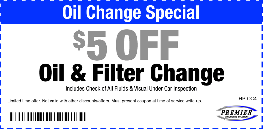Oil Change $5 OFF