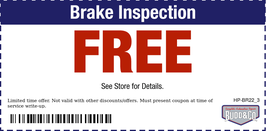 Free Brake Inspection