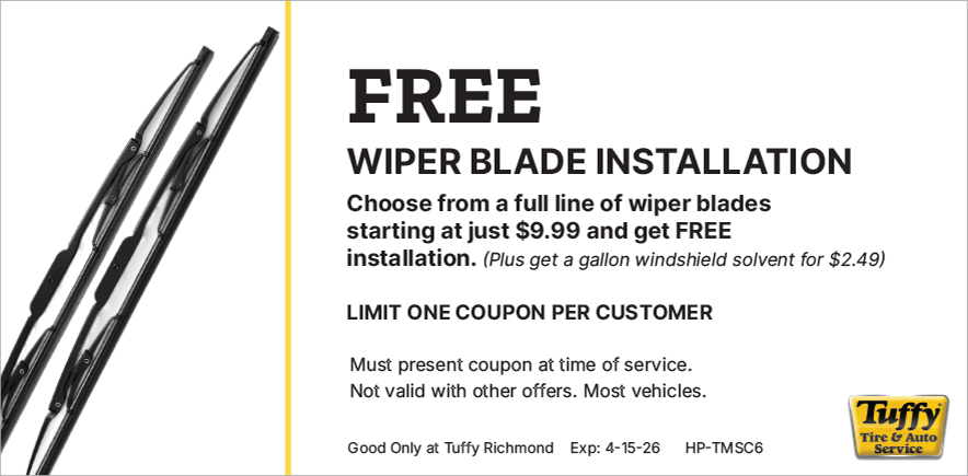 FREE Wiper Blade Installation