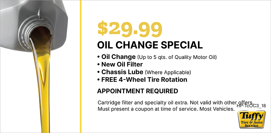 $29.99 Oil Change Special