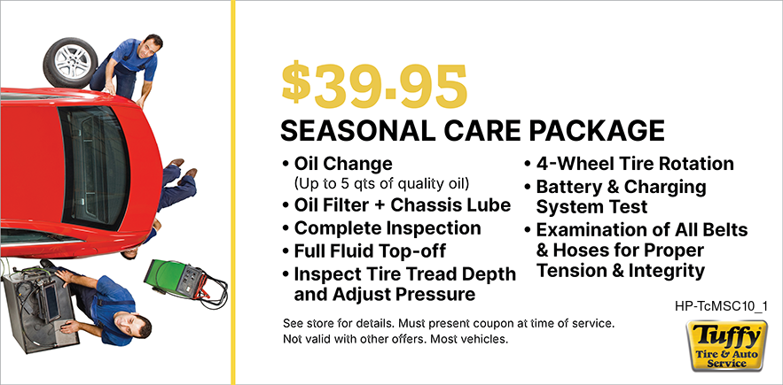 Seasonal Car Care Package $39.95