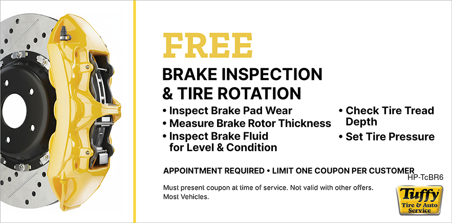 FREE Brake Inspection With Tire Rotation