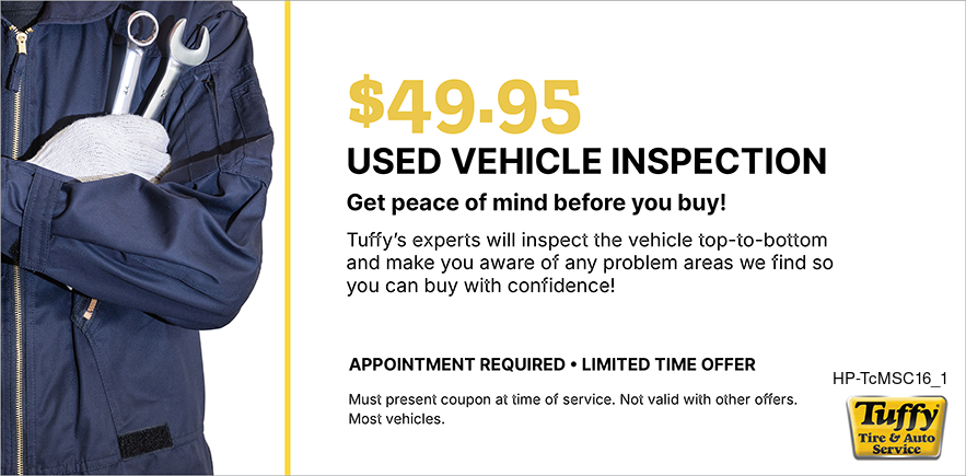 Used Vehicle Inspection $49.95