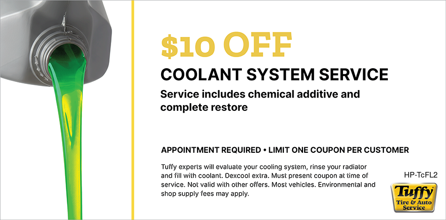 $10 OFF Coolant System Service