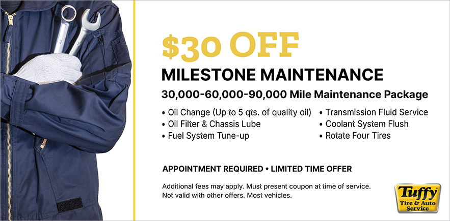 $30 OFF 30K/60K/90K Maintenance Services