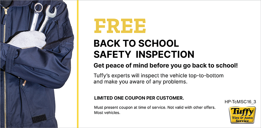 Back To School Free Safety Inspection