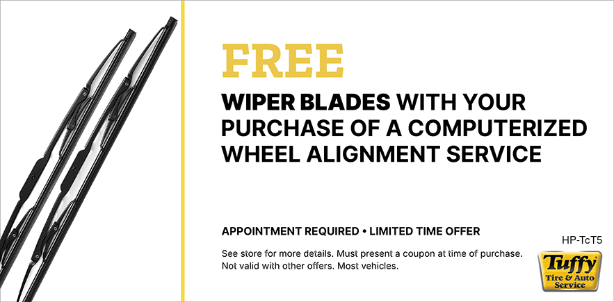 Free Wiper Blades With Computerized Wheel Alignment