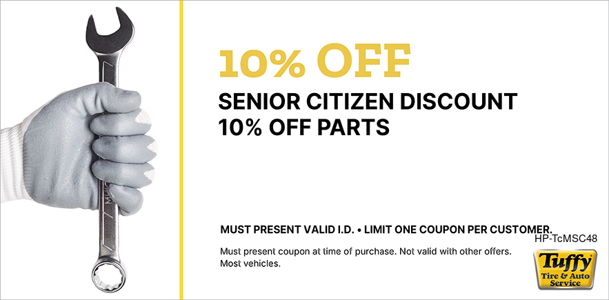 Senior Citizen Discount 10% OFF Parts
