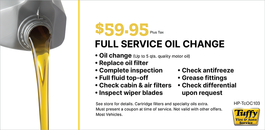 Full Service Synthetic Oil Change $59.95