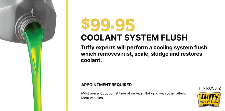 $99.95 Cooling System Flush