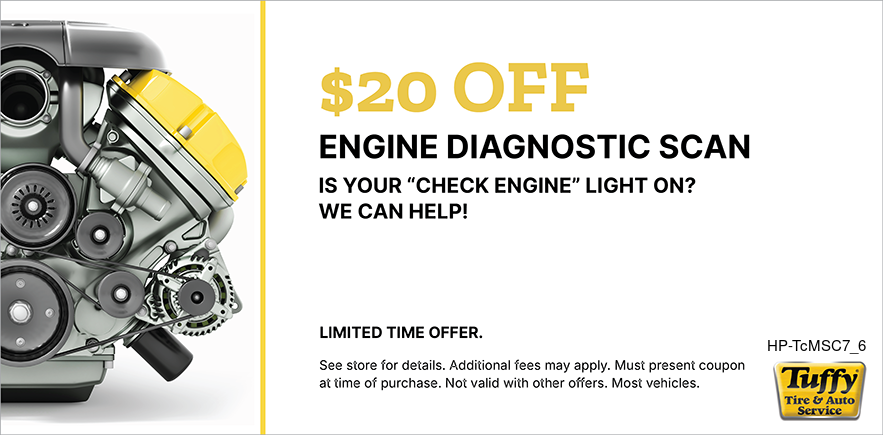 Engine Diagnostic Scan $20 OFF