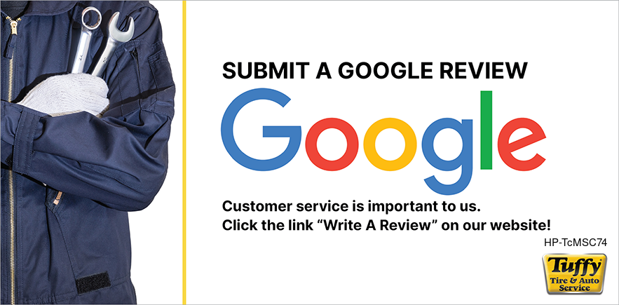 Write Us A Google Review!