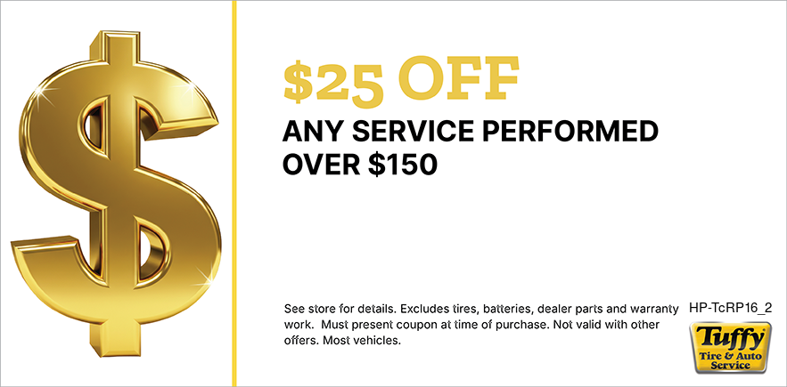 $25 OFF Any Service Performed Over $150