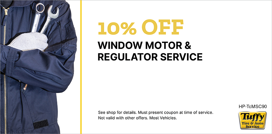 10% OFF Window Motor & Regulator Service