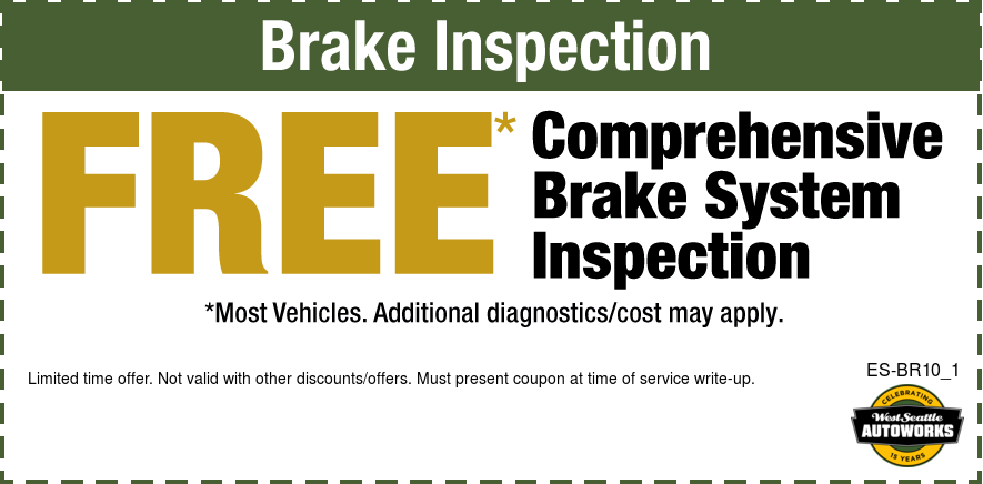 Brake Inspection FREE Comprehensive Brake System Inspection