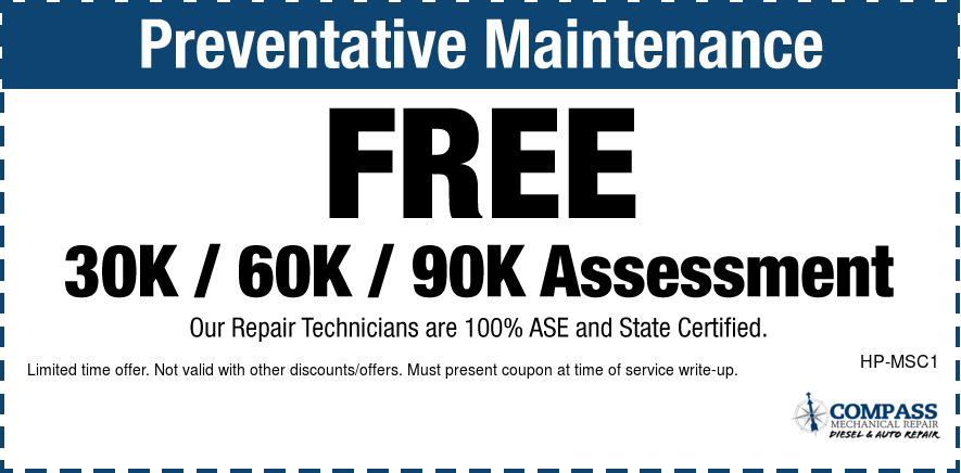 Free Preventative Maintenance Assessment