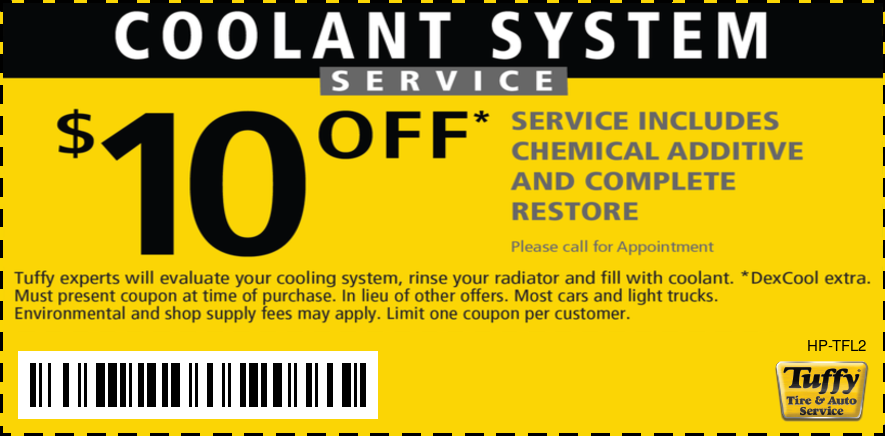 $10 OFF Coolant System Service