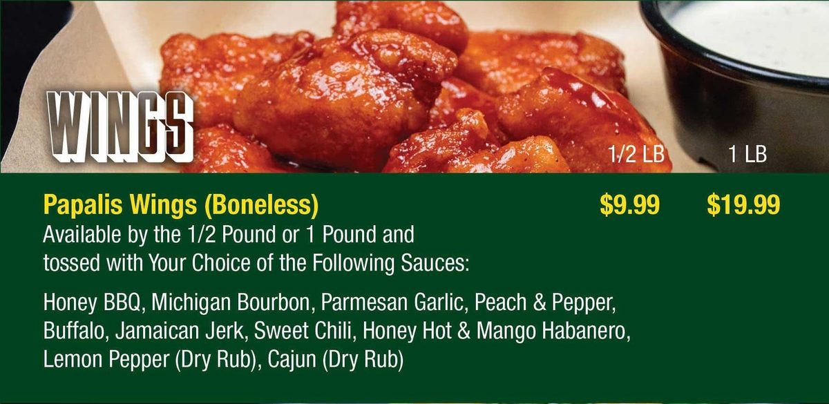 Menu section 8