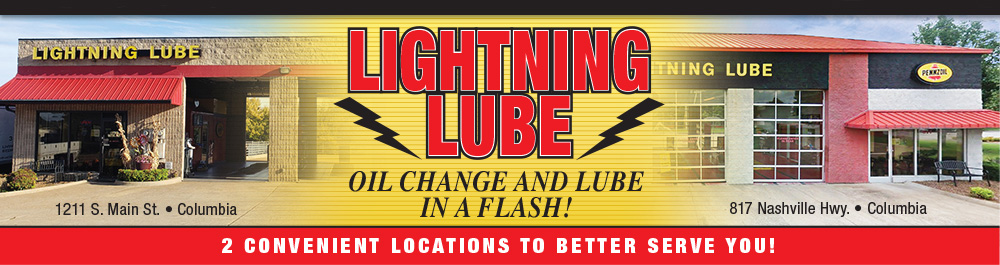 Oil change Lightning Lube - Columbia TN