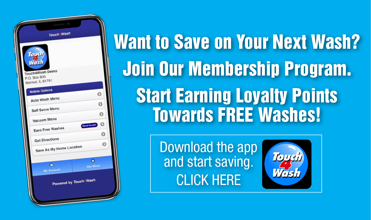 Touch 4 Wash Car Wash Subscription App