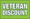 We Offer Veteran Discount logo