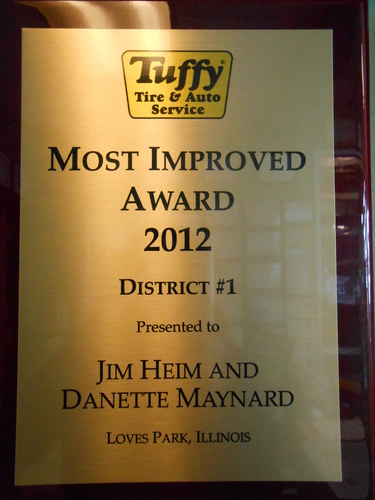 Most Improved Franchise Store!