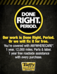 Tuffy Done Right Period Guarantee