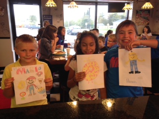 Top 3 drawings of field Trip