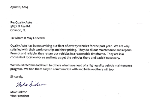 Fleet Maintenance Orlando