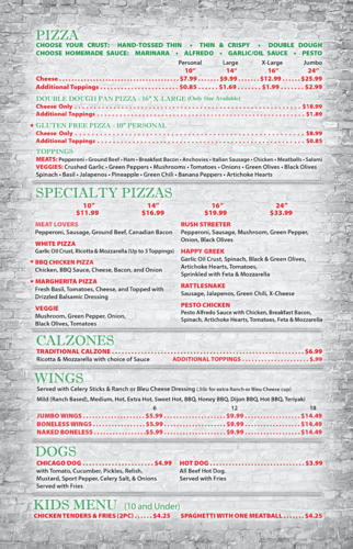 Pizza Deals Chandler, AZ.