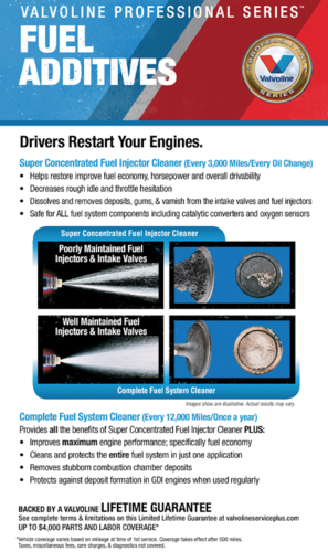 Valvoline Fuel Additives