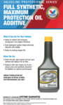 Valvoline Protective Oil Additive