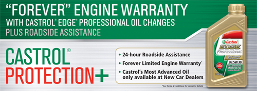 Castrol Engine Oil Warranty