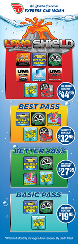 Unlimited Washes Monthly Packages