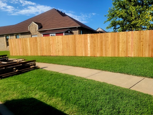 Wood Privacy Fence