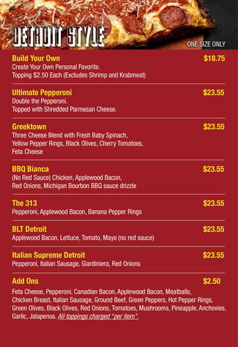 Detroit Style Pizza - PizzaPapalis