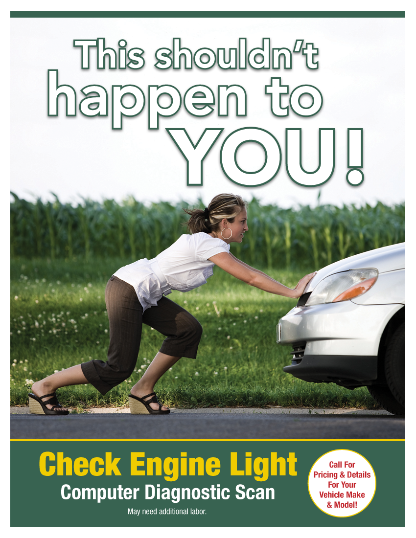Check Engine Light Diagnostic (See Shop For Details)