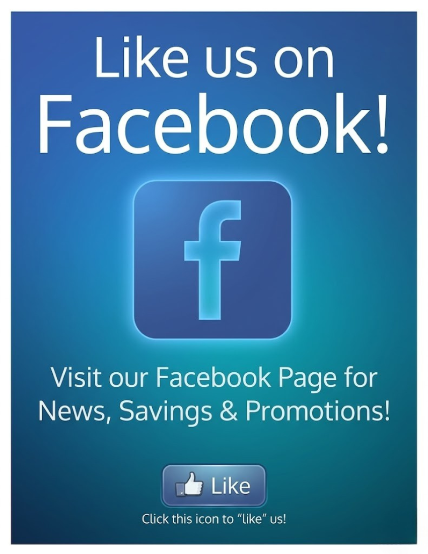 Like Us On Facebook!