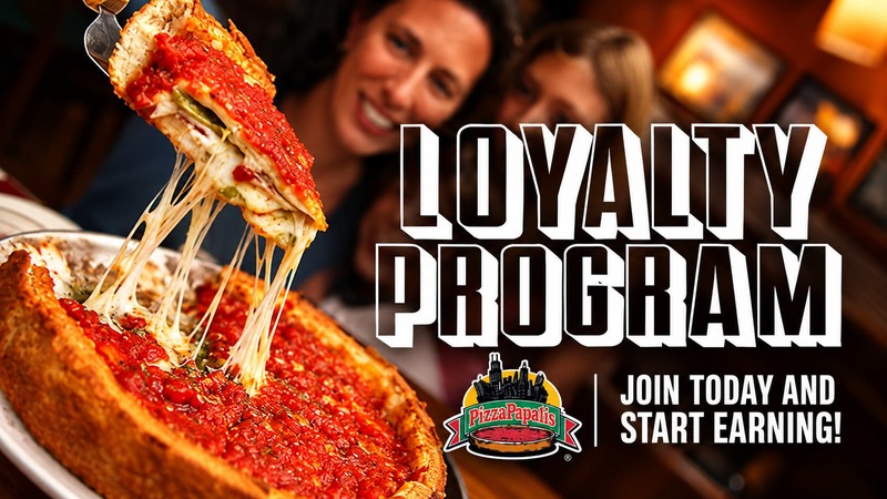 Save on delicious Detroit Style Pizza with Pizzapapalis Loyalty Program