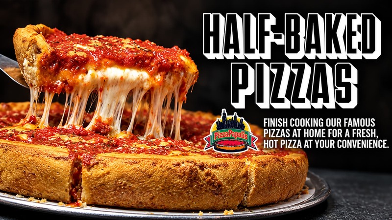 Take and Bake Half-Baked  Carry-out Pizza Pizzapapalis Taylor MI 