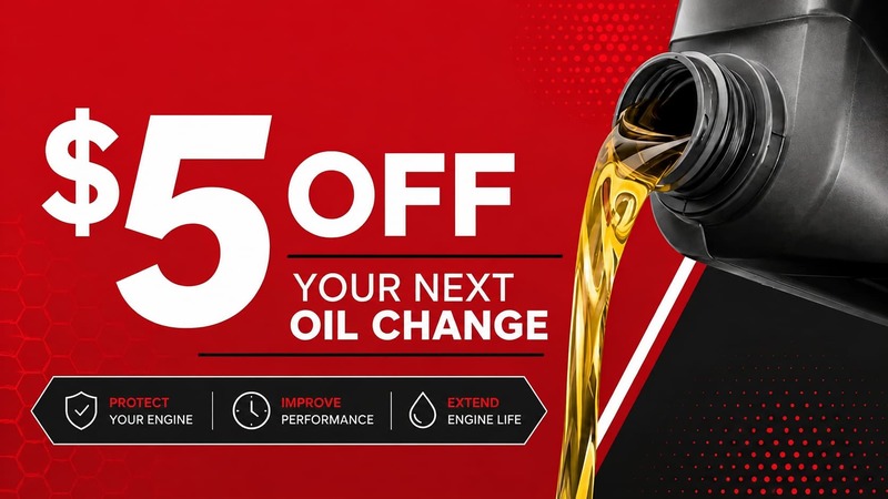 Oil Change New Red and Black
