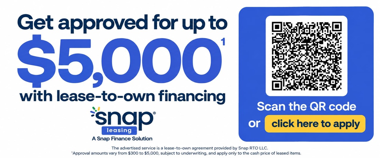 Financing available—scan the QR code or click to apply