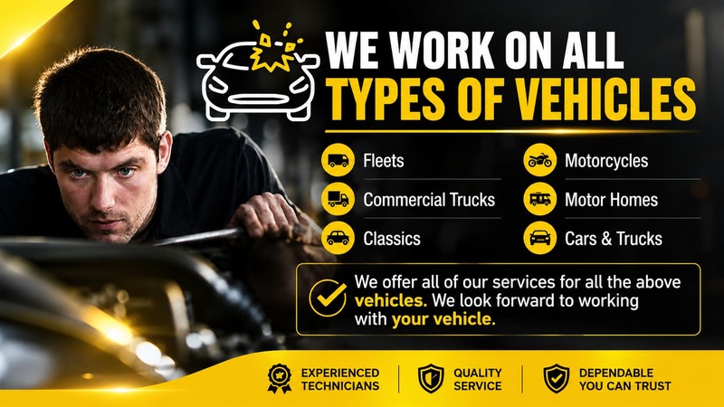 We work on all vehicles 