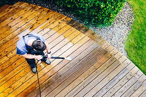 Wood Deck Cleaning