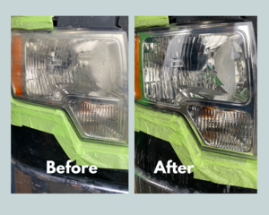 Headlight Restoration at Piston Lube Centers