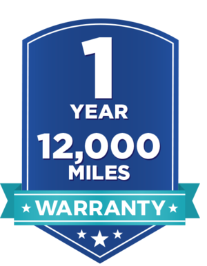 1 Year/12,000 Mile Warranty