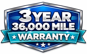 3 Year / 36K Mile Nationwide Warranty